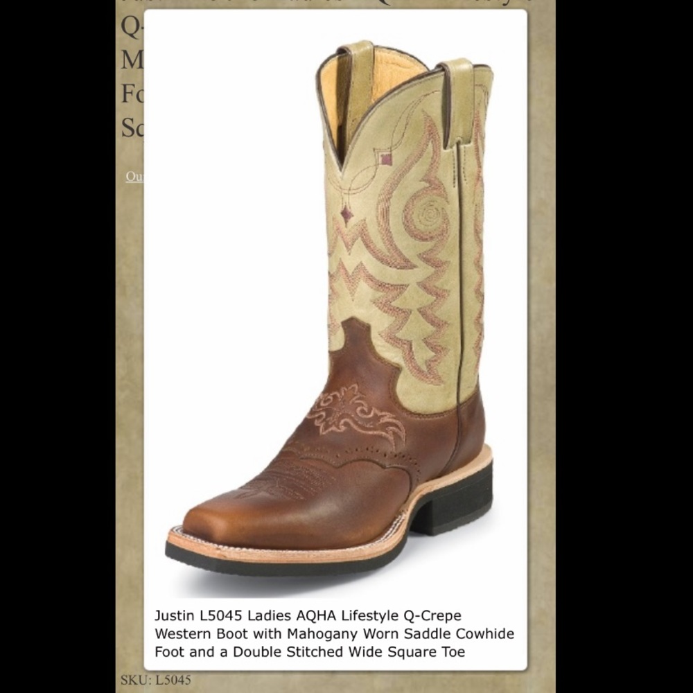 Ladies Justin Boots